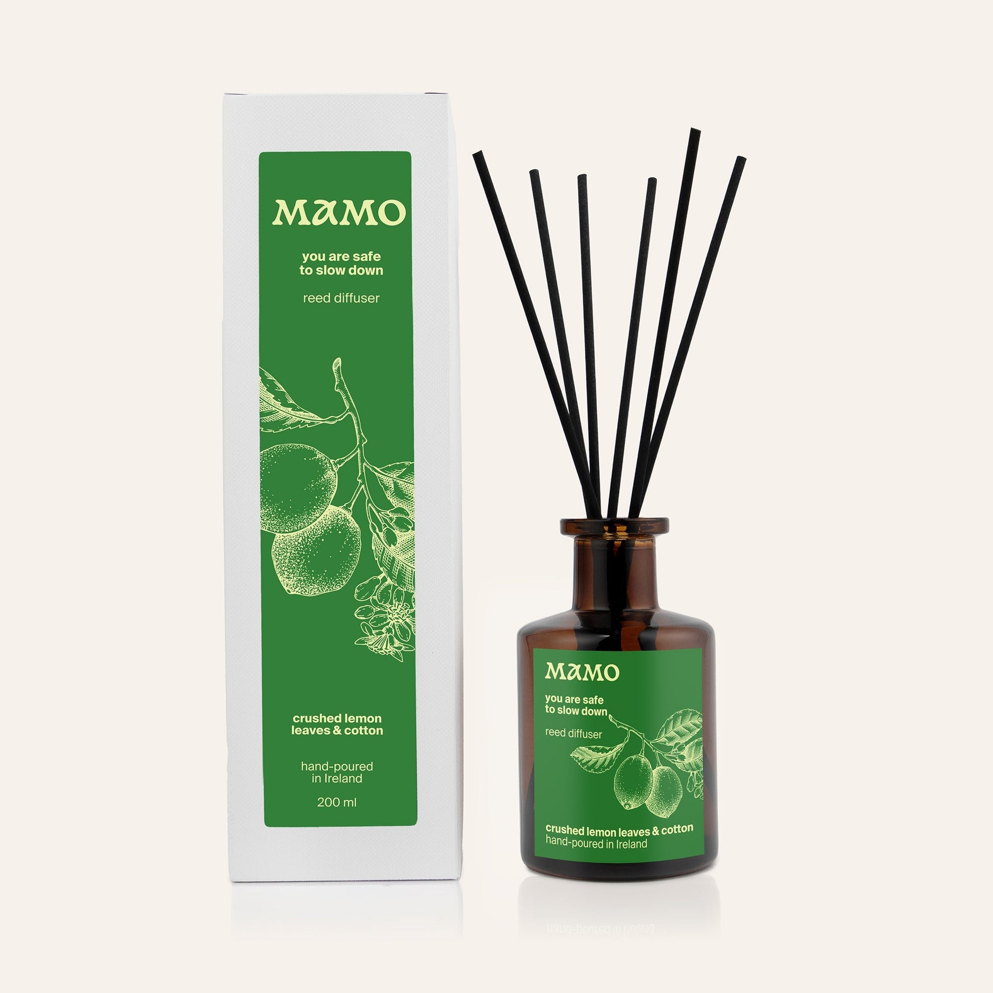 Crushed Lemon Leaves & Cotton Reed Diffuser