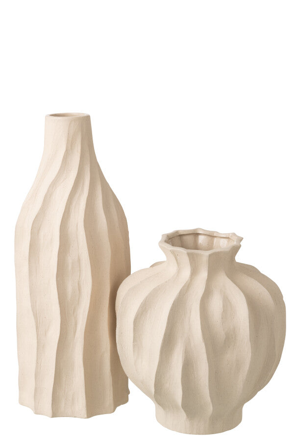 Vase Richard Porcelain Ecru