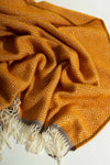 Wool Throw Blanket VENEZIA Yellow