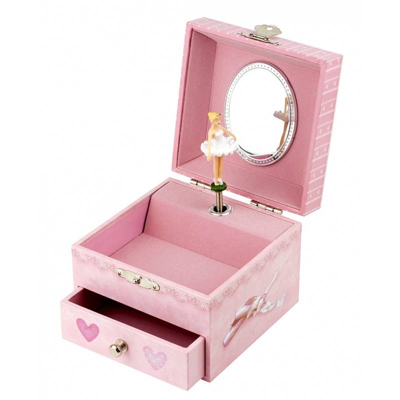 Music Box Cube Ballerina in Tutu - Pink