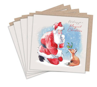 Christmas card packs - 5 cards with envelopes - XPACK012