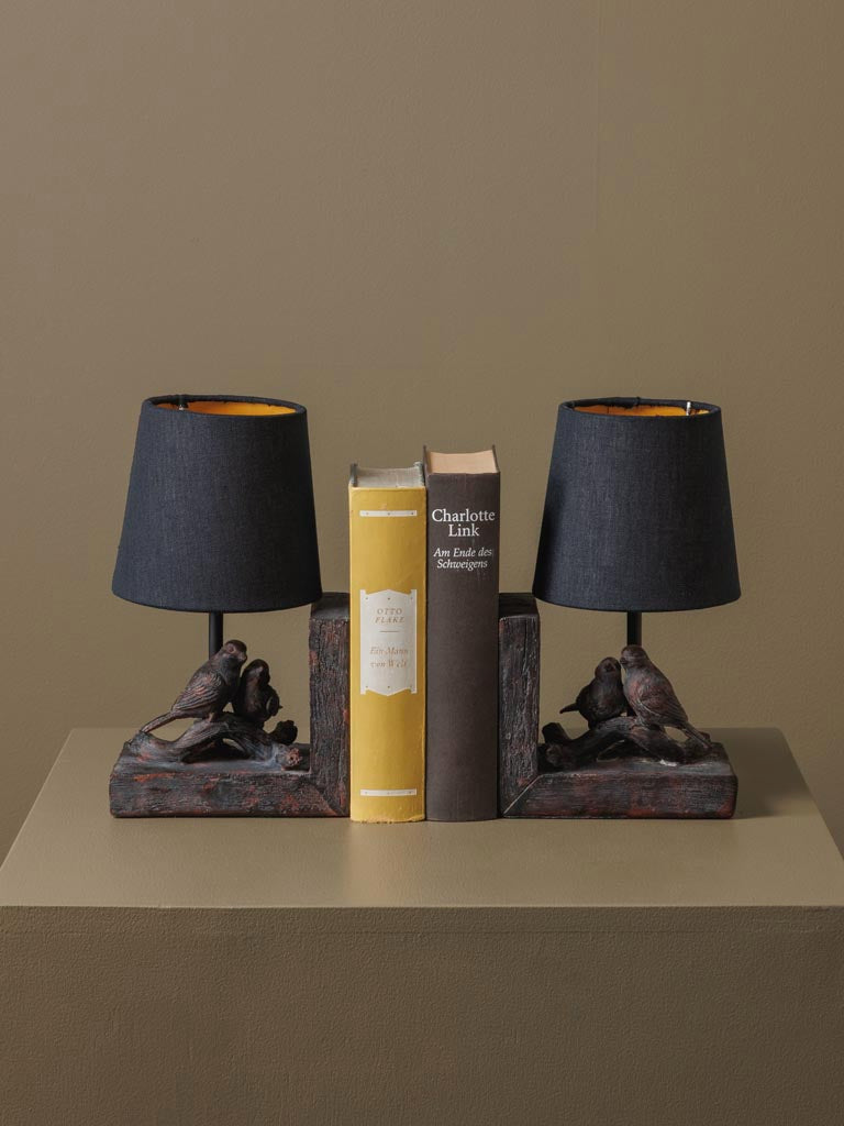 Table lamp bookends Titmouse