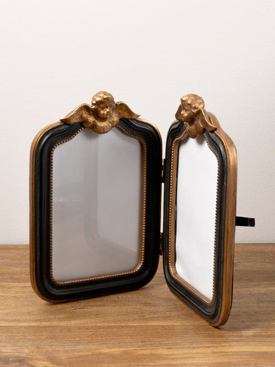 Double black and gold photo holder Classica (10x15)