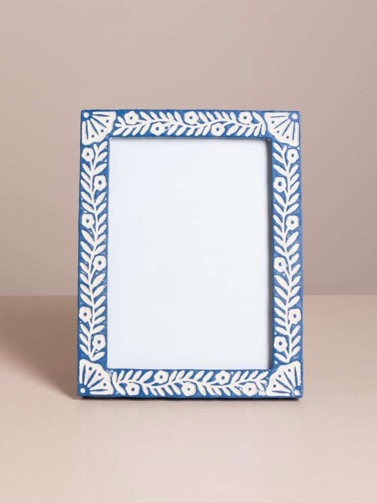 Photo frame blue Woven (13x18)