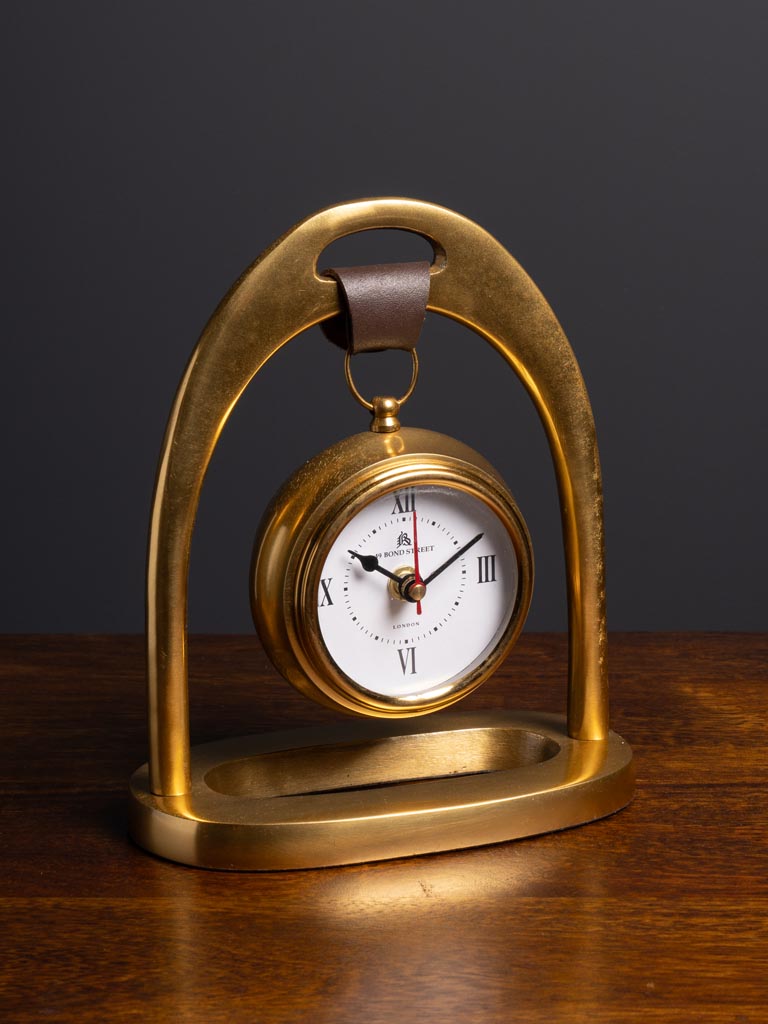 Table clock Stirrup