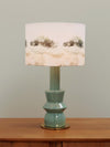 Landscape lacquered table lamp