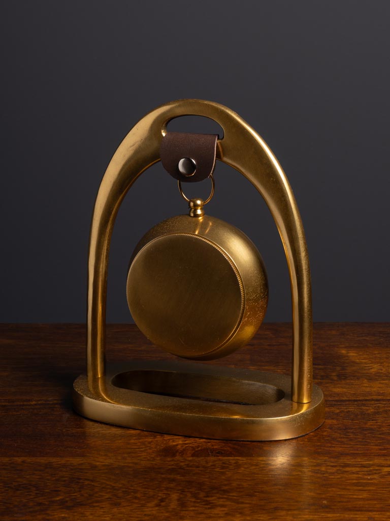 Table clock Stirrup