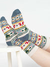 Christmas Fairisle Organic Cotton Socks in a Bag