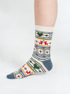 Christmas Fairisle Organic Cotton Socks in a Bag