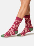 Womens Bloom Trio Organic Cotton Box of 3 Socks