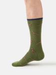Mens Country Pheasant Organic Cotton Crew Socks