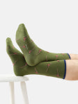 Mens Country Pheasant Organic Cotton Crew Socks