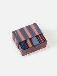 Mens Gentlemen's Classic Patterns Organic Cotton Box of 4 Socks