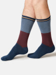 Mens Gentlemen's Classic Patterns Organic Cotton Box of 4 Socks
