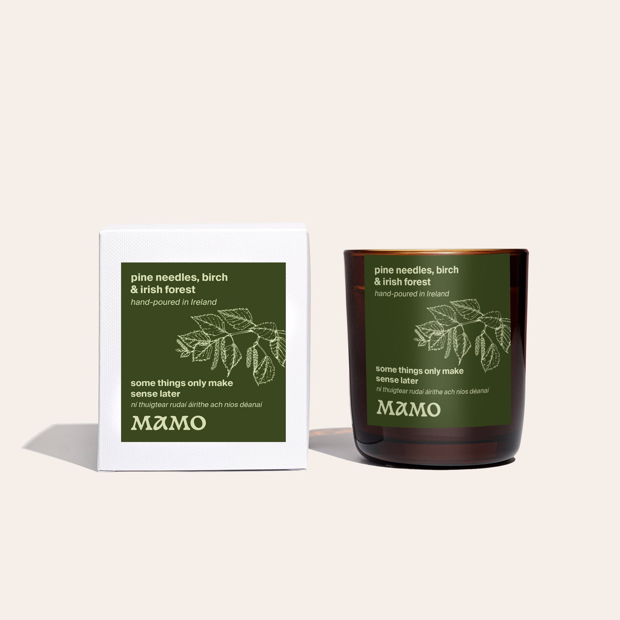 Pine Needles, Birch & Irish Forest Soy Candle