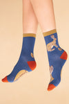 Hare Cameo Ankle Socks by Powder
