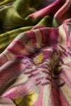 Wool Wrap Oversized Botanicals Scarf