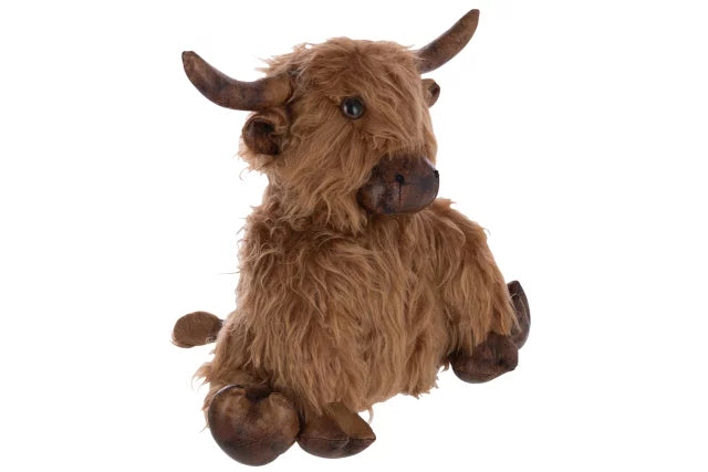 Doorstop Yak Polyester Rust Brown