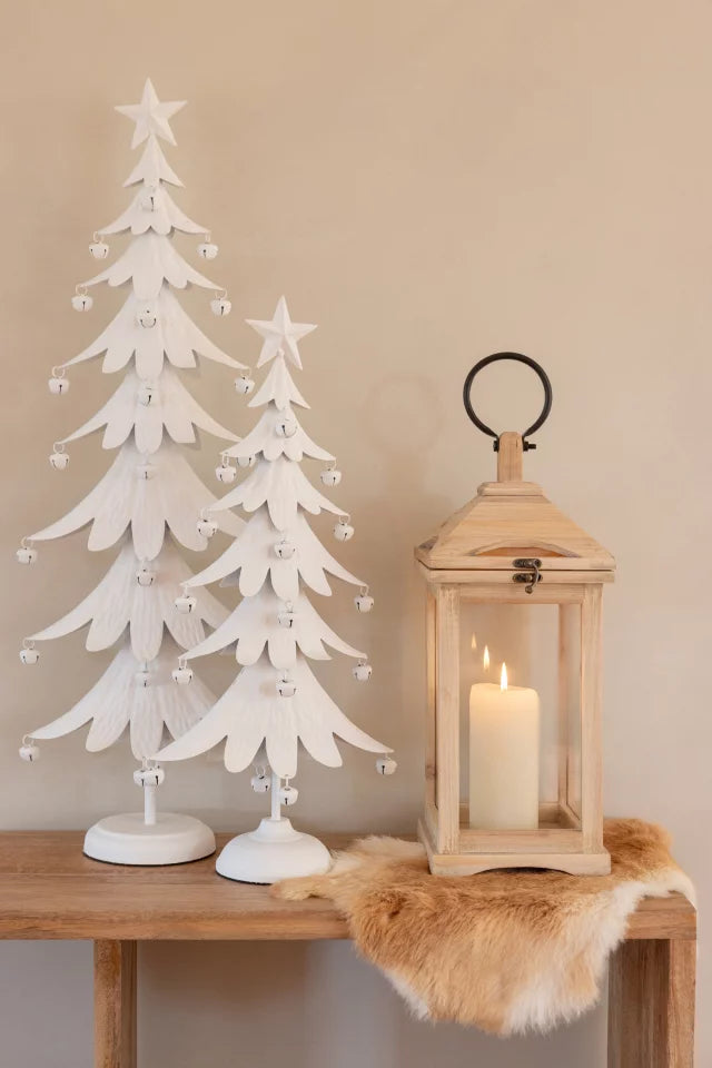 Lantern Chamonix Fir Wood Natural Small