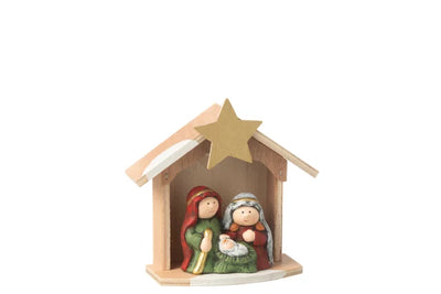 Nativity Led Porcelain Mix Small