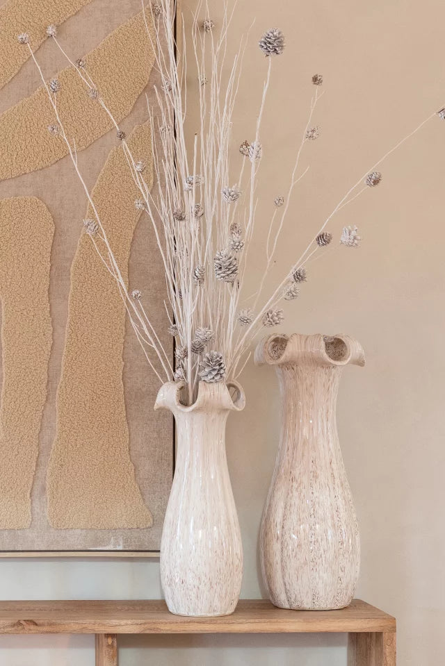 Vase Clay/Glaze Light Beige
