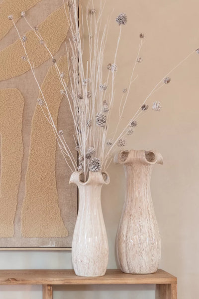 Vase Clay/Glaze Light Beige