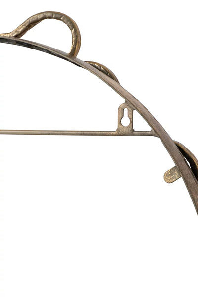 Wall Mirror Knot Iron Gold