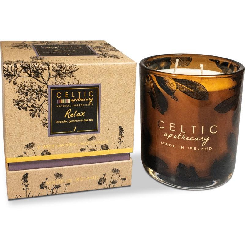 Organic Double Wick Tumbler Relax by Celtic Candles - Twenty Six