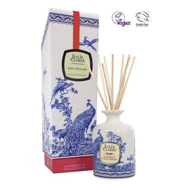 Snowdrops & Holly Berries Diffuser by Julie Clarke - Twenty Six