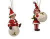 Assort. Kids with Snowballs Decorations - Twenty Six