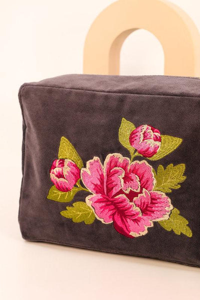 Painted Peony Washbag by Powder - Twenty Six