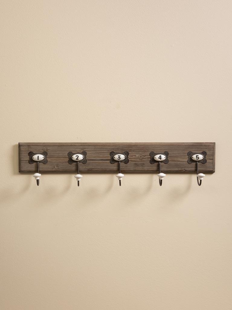 Numbered Coat Rack - Twenty Six