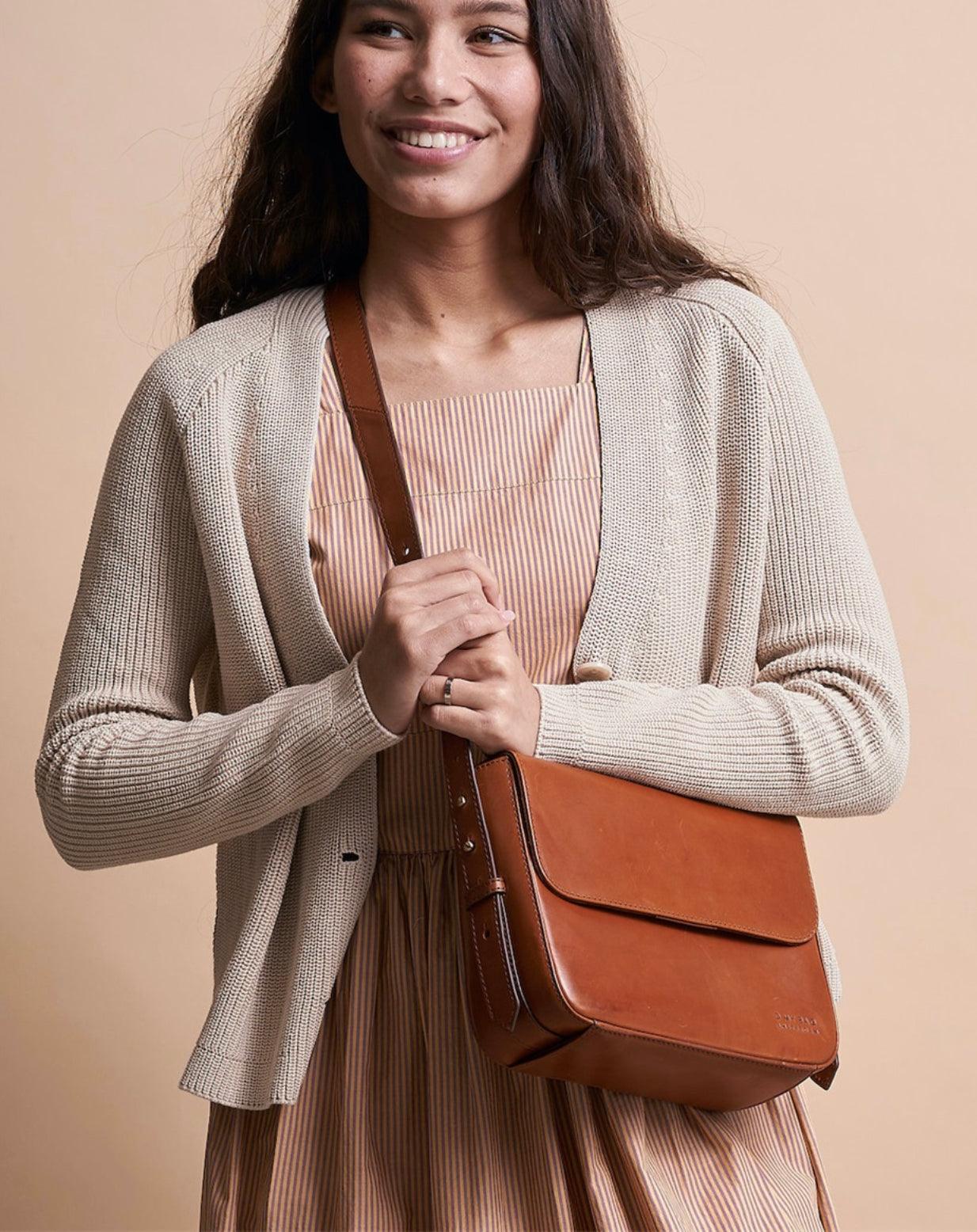 Gina Bag in Classic Leather (Cognac) - Twenty Six