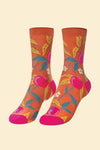 Pomegranate Ankle Socks by Powder