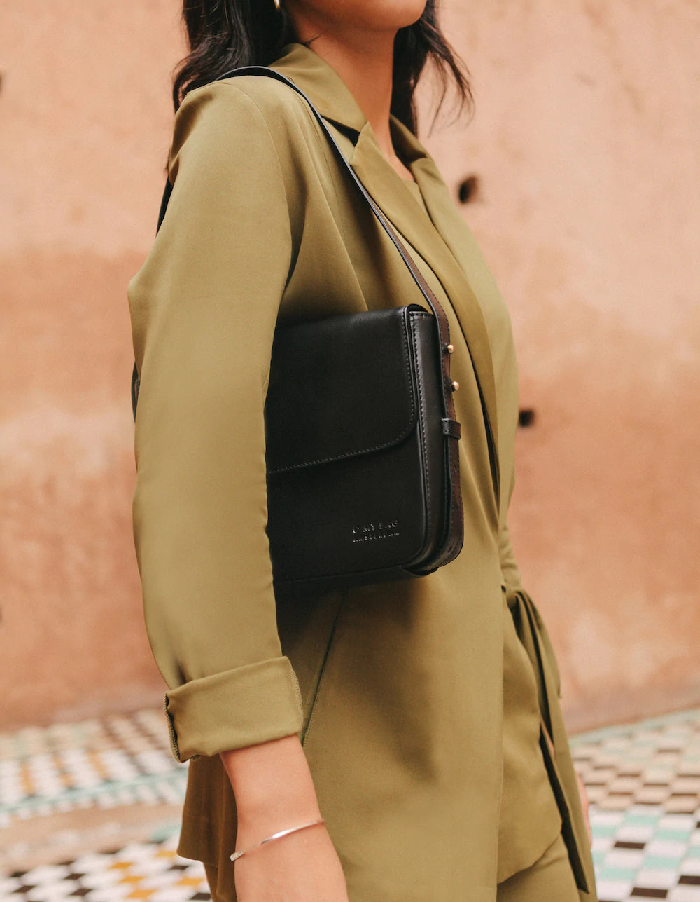 Gina Bag in Classic Leather (Black) - Twenty Six