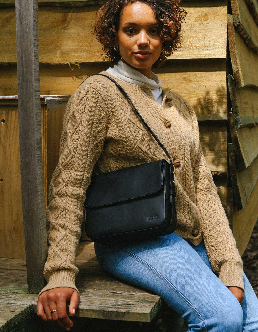 Classic leather clearance crossbody bag