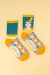 Happy Birthday Ankle Socks by Powder - Twenty Six