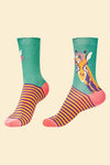 Fancy Giraffe Ankle Socks by Powder