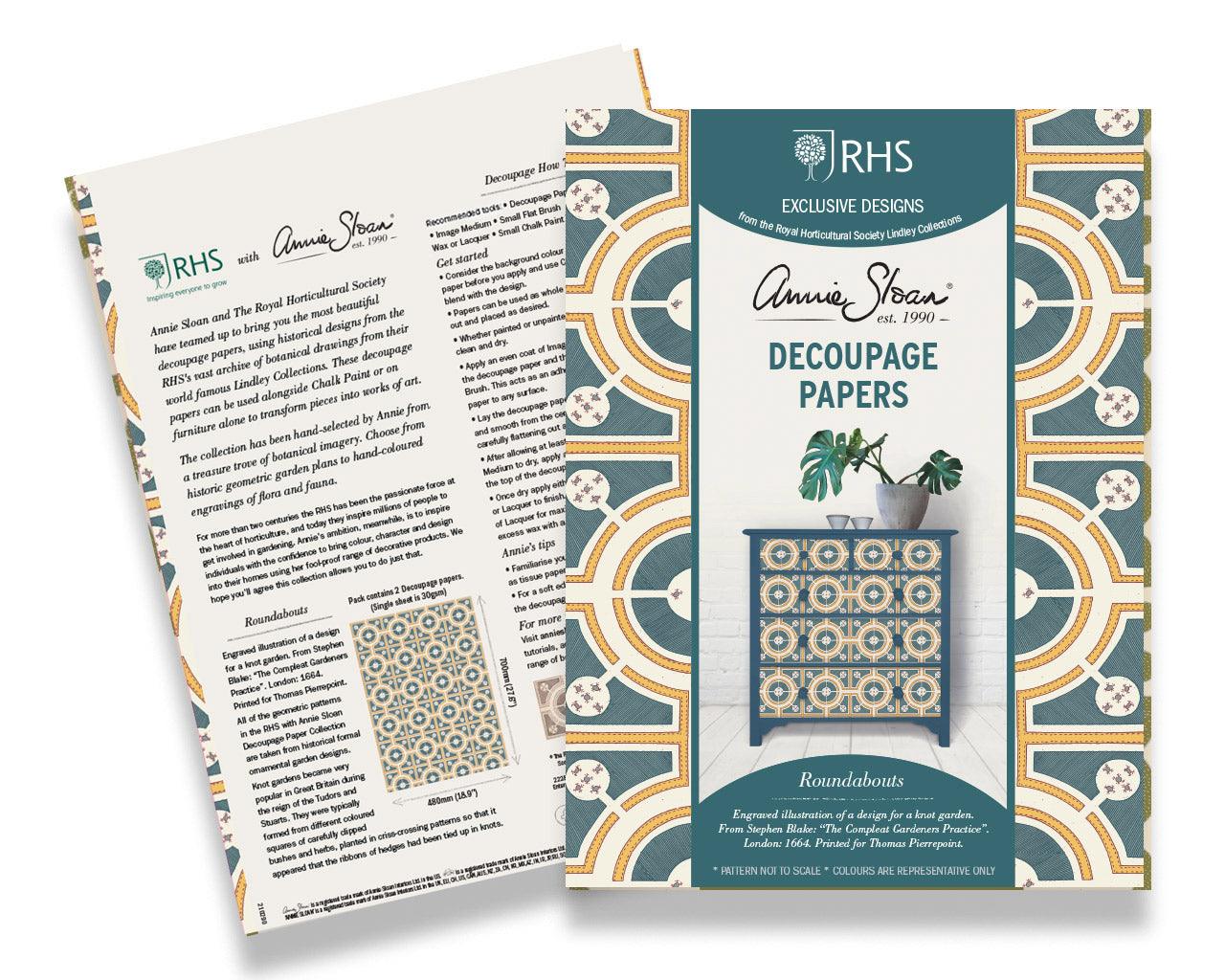 Roundabouts RHS Decoupage Paper - Twenty Six