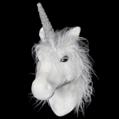 White & Silver Unicorn Head - Twenty Six
