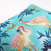 Luxe Embroidered Crane Make Up Pouch