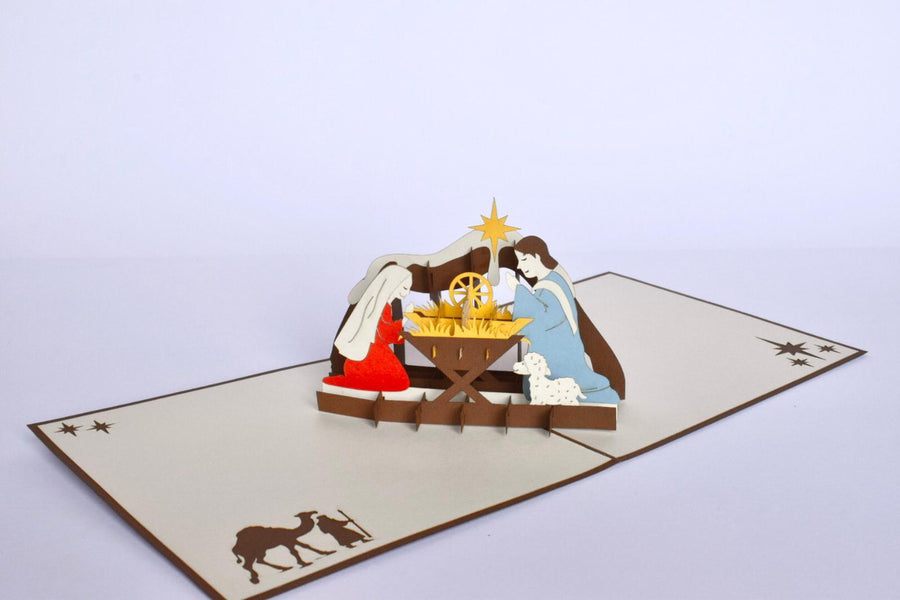 Nativity Pop-Up Card - Twenty Six