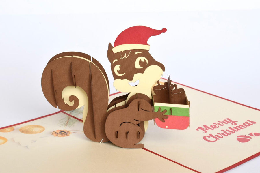 Squirrel Pop-Up Card - Twenty Six