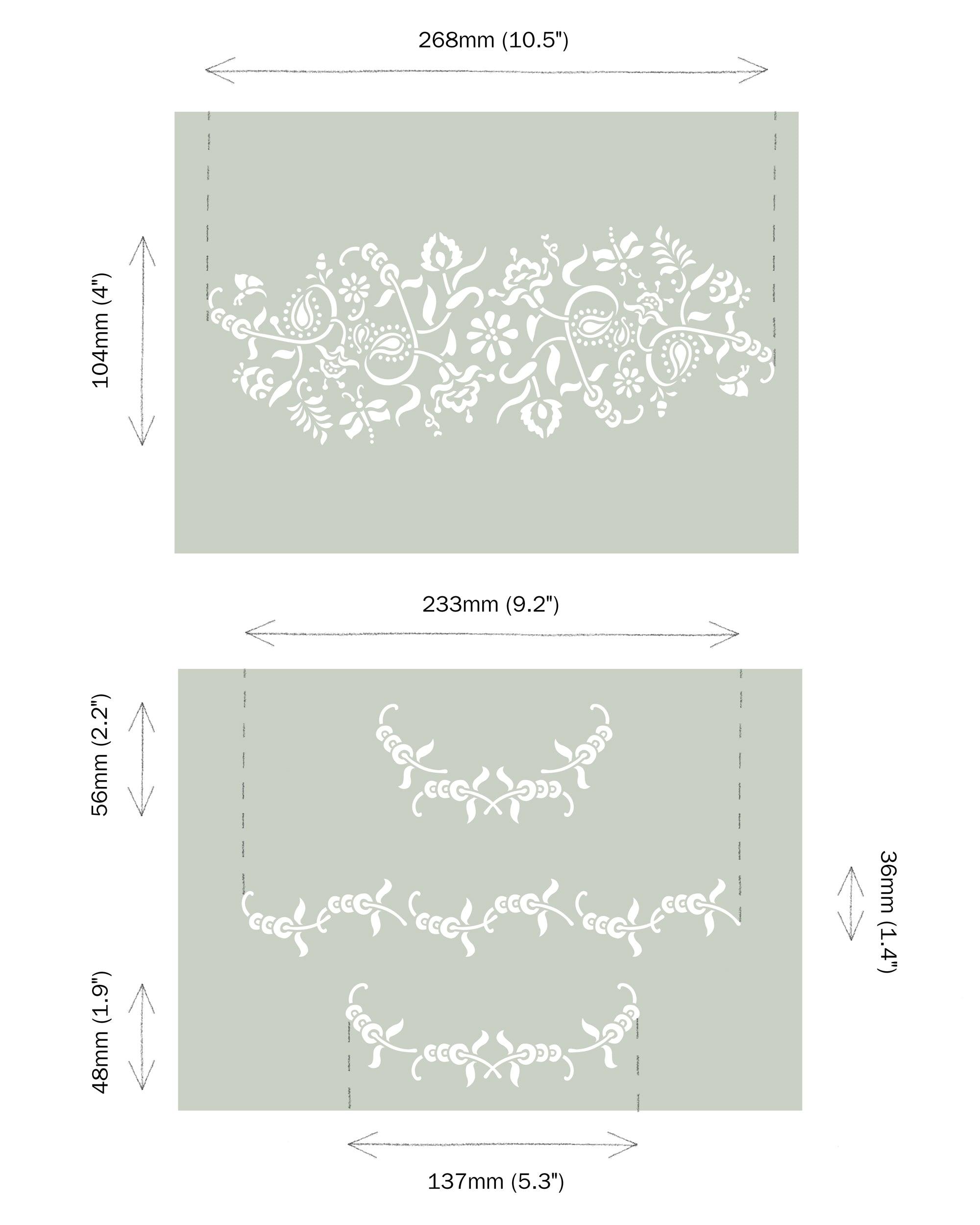 Indian Paisley Floral Garland - Twenty Six