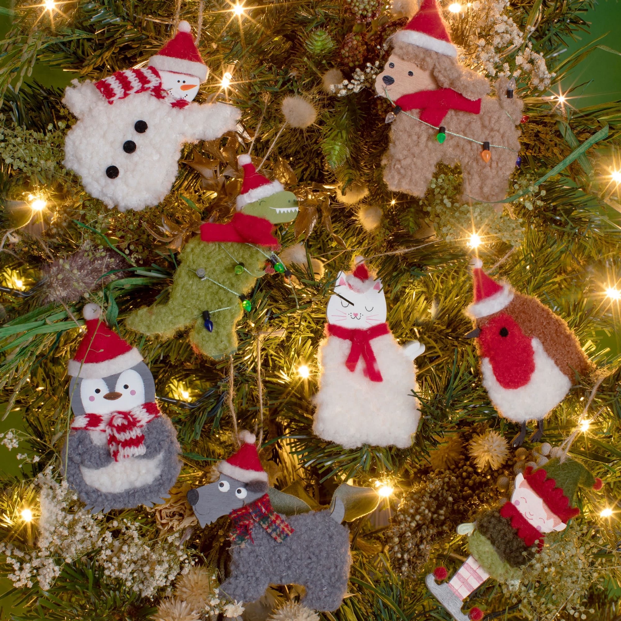 Festive Elf Hanging Decoration