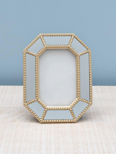 Octagonal Mirrored Photo Frame - Twenty Six
