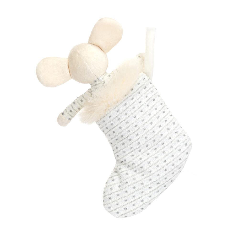 Shimmer Stocking Mouse by Jellycat - Twenty Six