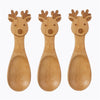 Reindeer Baby Bamboo Spoons