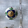 Floral Ceramic Door Knob - Twenty Six