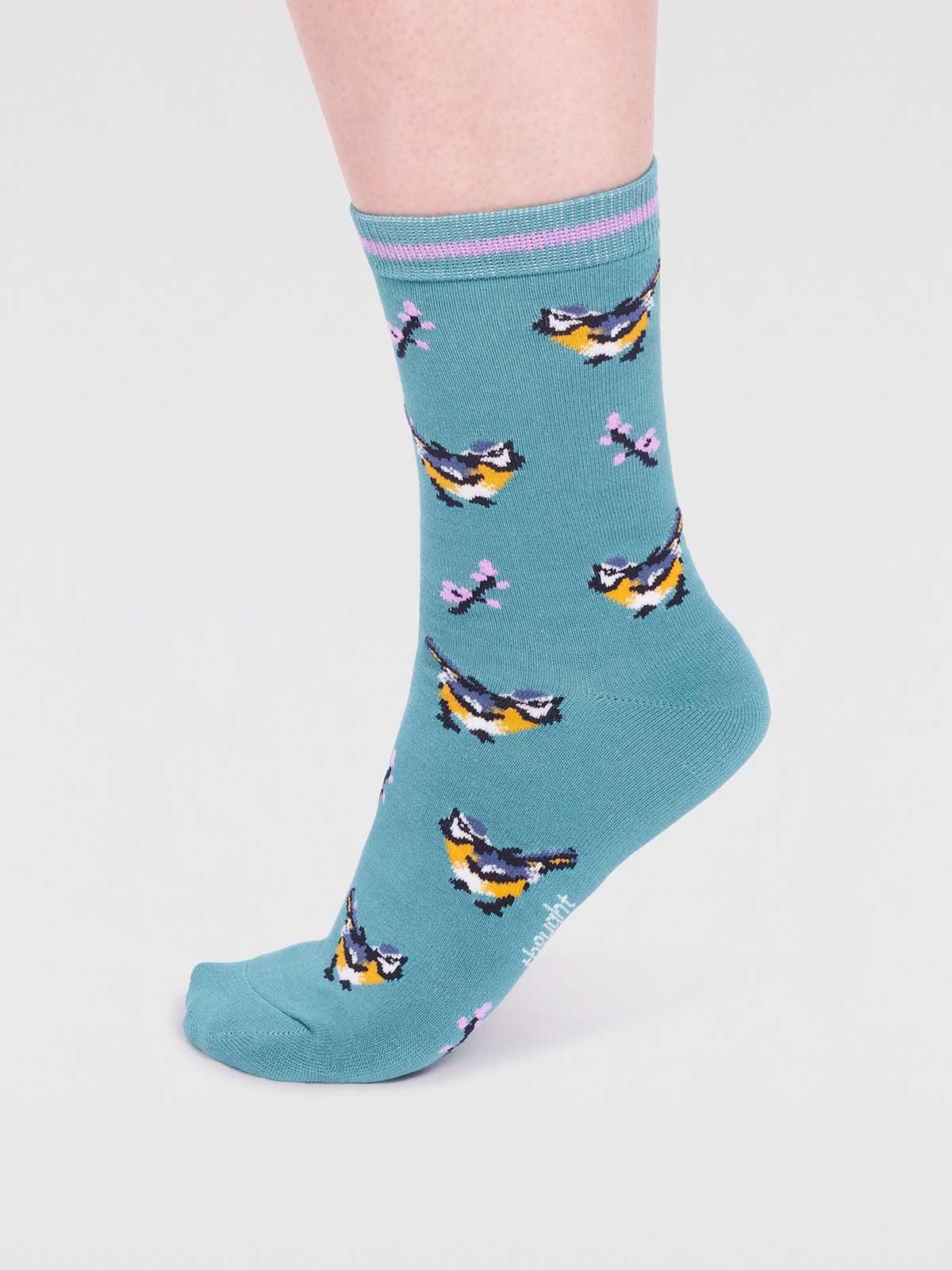 Jae Bamboo Bird Socks in a Bag - Twenty Six